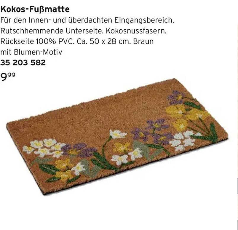 Kokos-Fußmatte