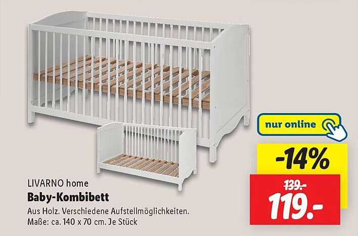 LIVARNO home Baby-Kombibett
