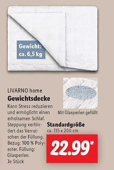 LIVARNO home Gewichtsdecke