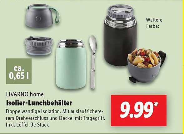LIVARNO home Isolier-Lunchbehälter