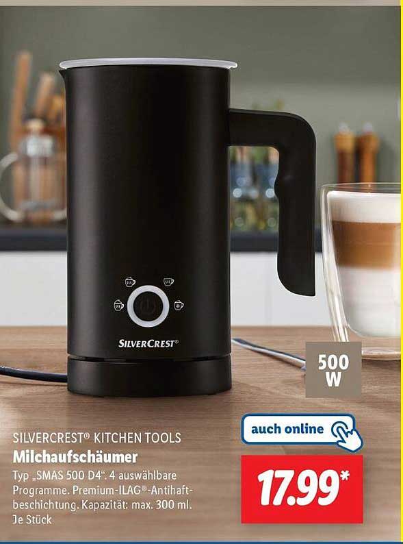 SILVERCREST® Milchaufschäumer SMAS 500 D4