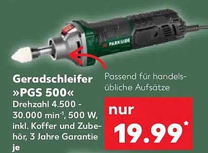 Geradschleifer »PGS 500«