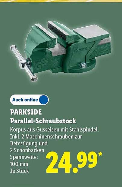 PARKSIDE Parallel-Schraubstock