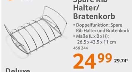 Spare Rib Halter/ Bratenkorb