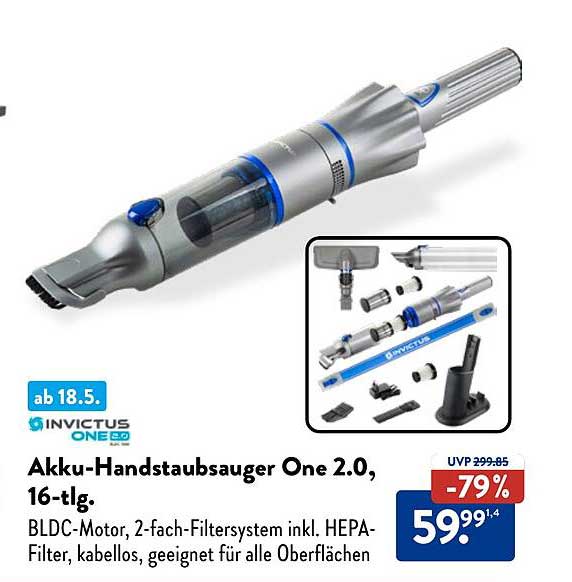 Akku-Handstaubsauger One 2.0, 16-tlg.
