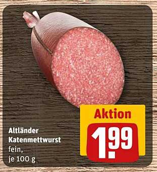 Altländer Katenmettwurst, fein, je 100 g