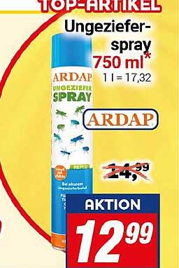 ARDAP Ungeziefer-Spray 750 ml