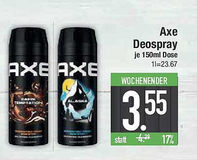 Axe Deospray je 150ml Dose