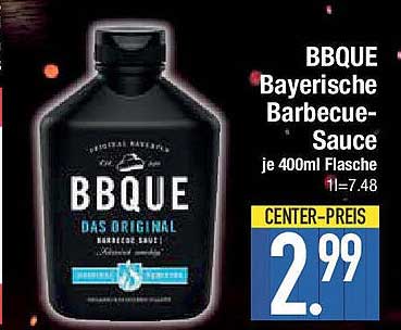 BBQUE Bayerische Barbecue-Sauce je 400ml Flasche