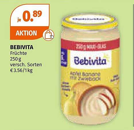 Bebivita Früchte 250 g - Aktion!
