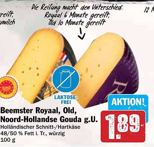 Beemster Royaal, Old, Nord-Holländische Gouda g.U.