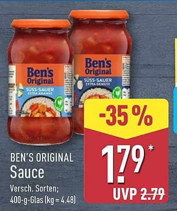 BEN'S ORIGINAL Sauce - Süß-Sauer