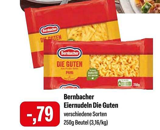 Bernbacher Eiernudeln Die Guten