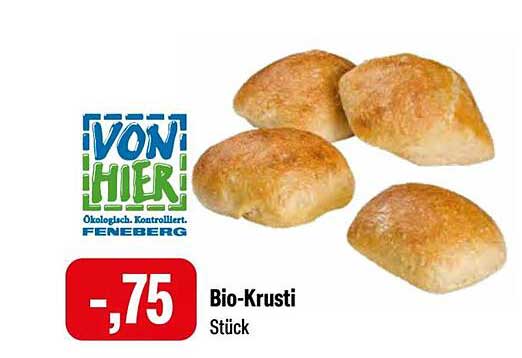Bio-Krusti - frisch und knusprig von Feneberg