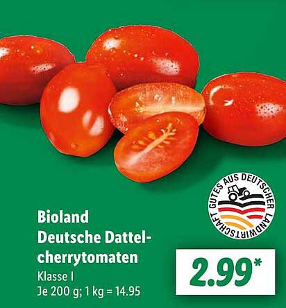 Bioland Deutsche Datteltomaten