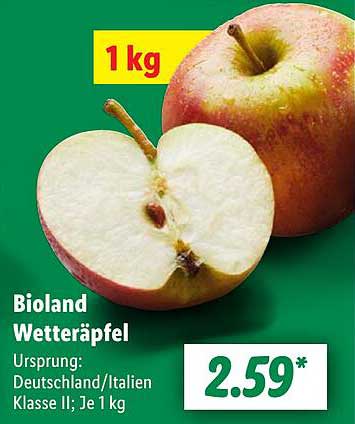 Bioland Wetteräpfel 1 kg
