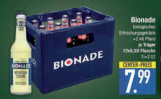 Bionade biologisches Erfrischungsgetränk