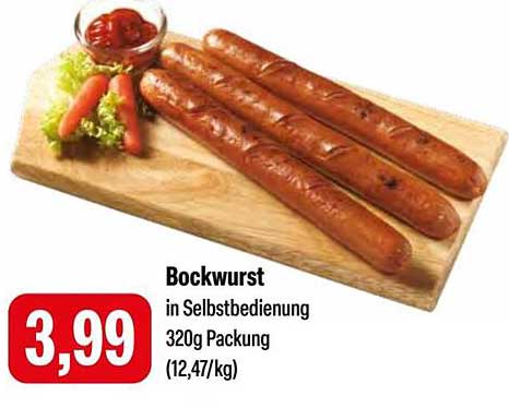 Bockwurst in Selbstbedienung 320g