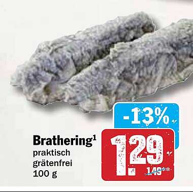 Brathering praktisch grätenfrei 100 g