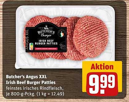 Butcher's Angus XXL Irish Beef Burger Patties