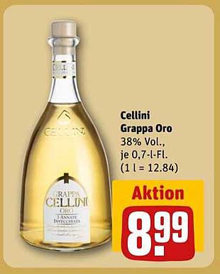 Cellini Grappa Oro 0,7 l - jetzt zum Sparpreis!