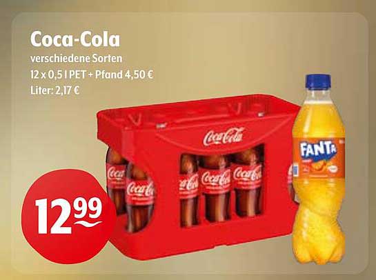 Coca-Cola 12 x 0,5 l PET - verschiedene Sorten