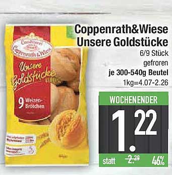 Coppenrath&Wiese Unsere Goldstücke – 6/9 Stück gefroren