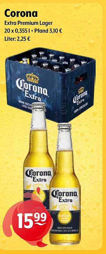 Corona Extra Premium Lager 20 x 0,355 l