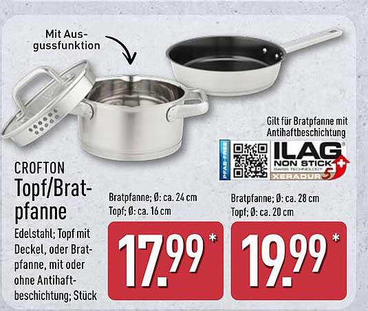 CROFTON Topf/Bratpfanne