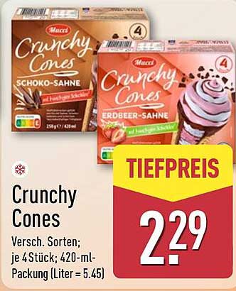 Crunchy Cones - Verschiedene Sorten