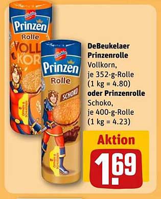 DeBeukelaer Prinzenrolle Vollkorn oder Schoko