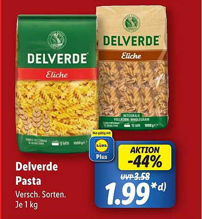 Delverde Pasta - Verschiedene Sorten - 1 kg