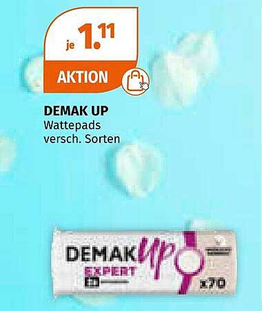 DEMAK UP Wattepads - verschiedene Sorten im Angebot