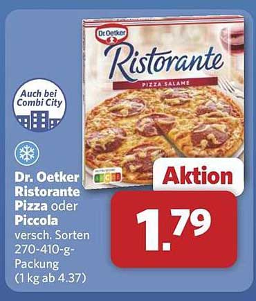 Dr. Oetker Ristorante Pizza oder Piccola, verschiedene Sorten