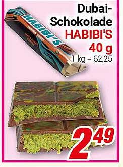 Dubai-Schokolade HABIBI'S 40 g