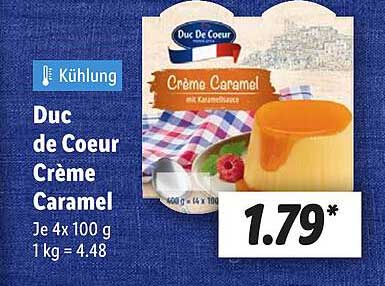 Duc de Coeur Crème Caramel