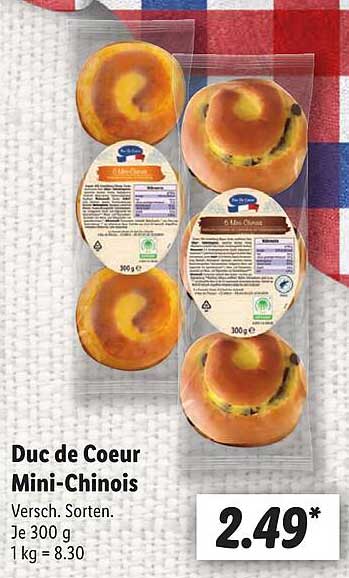 Duc de Coeur Mini-Chinois - Verschiedene Sorten