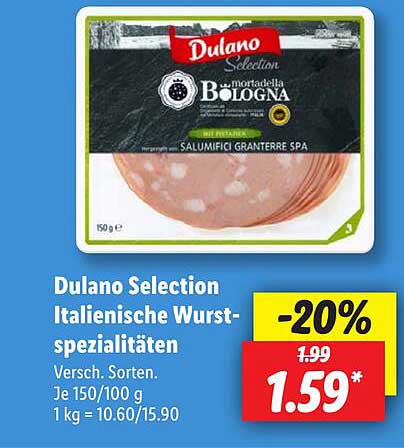 Dulano Selection Italienische Wurst-Spezialitäten