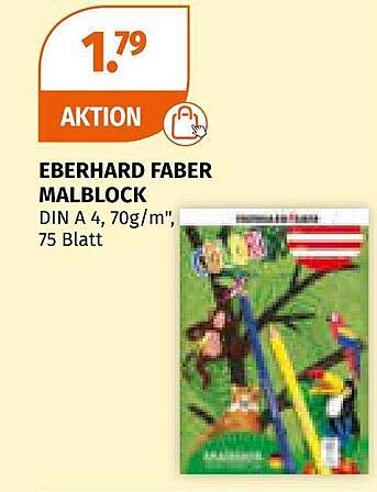 EBERHARD FABER MALBLOCK DIN A4, 70g/m², 75 Blatt
