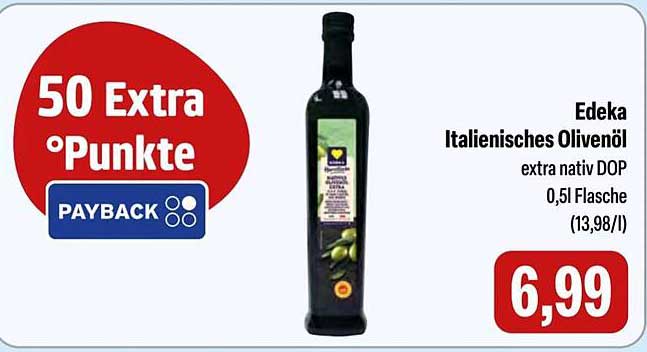 Edeka Italienisches Olivenöl extra nativ DOP 0,5l