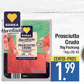 EDEKA Prosciutto Crudo 70g