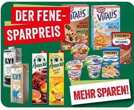Fene-Sparpreis: Vitalis Schoko-Müsli und mehr!