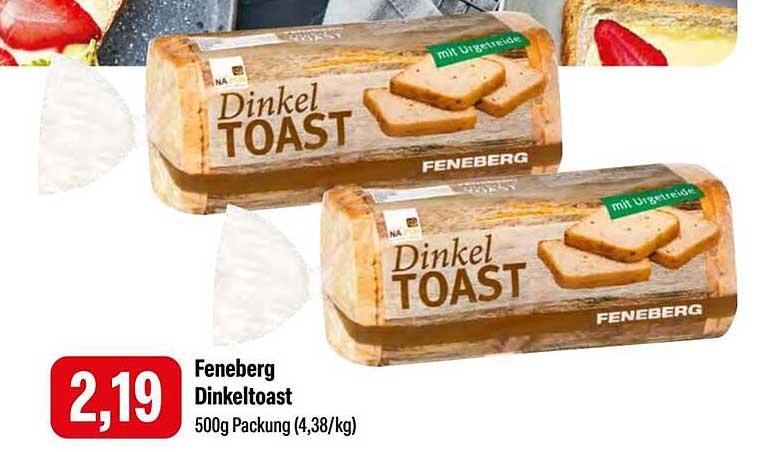 Feneberg Dinkeltoast 500g Packung