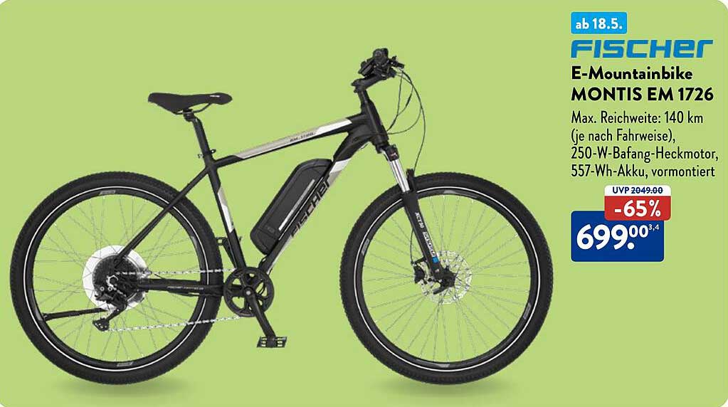 FISCHER E-Mountainbike MONTIS EM 1726