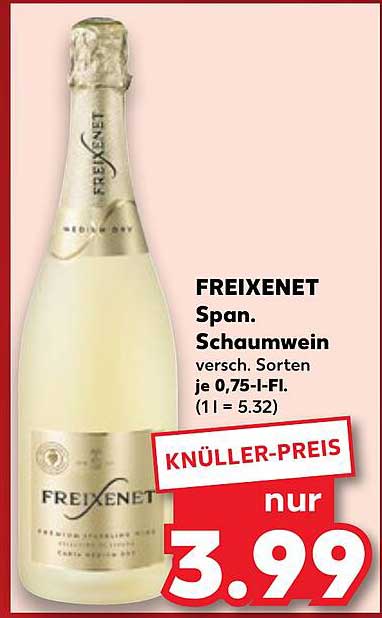 FREIXENET Span. Schaumwein 0,75 l