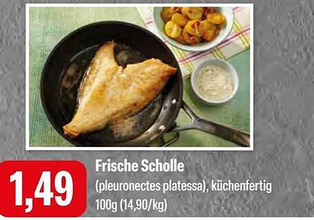 Frische Scholle (pleuronectes platessa), küchenfertig