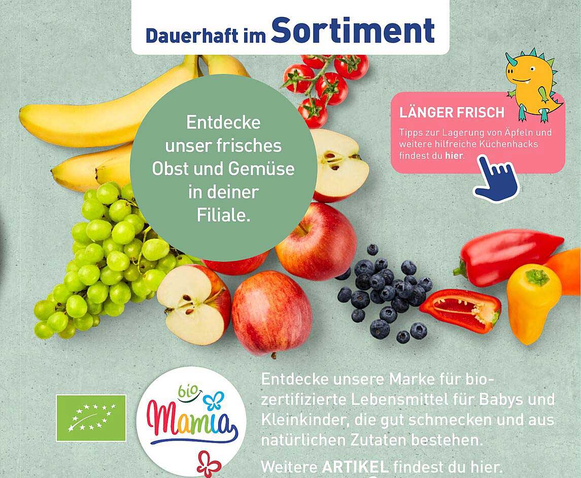 Frisches Obst und Gemüse – Unser Angebot für gesunde Ernährung