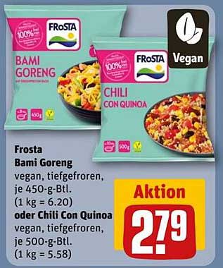 Frosta Bami Goreng oder Chili Con Quinoa – Vegan und köstlich