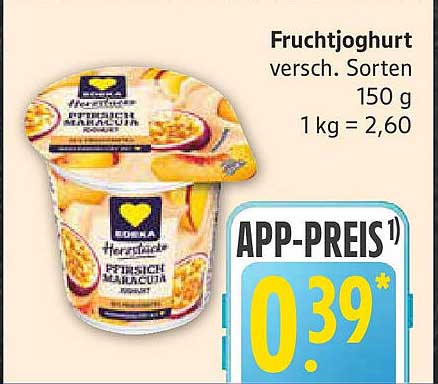 Fruchtjoghurt verschiedenen Sorten 150 g
