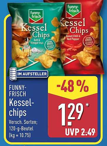 FUNNY-FRISCH Kesselchips 120-g-Beutel